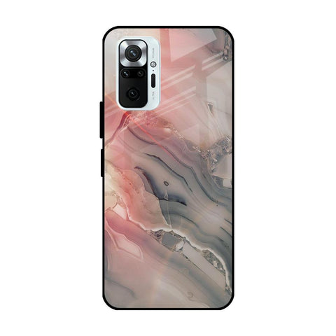 Pink And Grey Marble Redmi Note 10 Pro Max Glass Cases & Covers Online