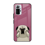 Funny Pug Face Redmi Note 10 Pro Max Glass Cases & Covers Online