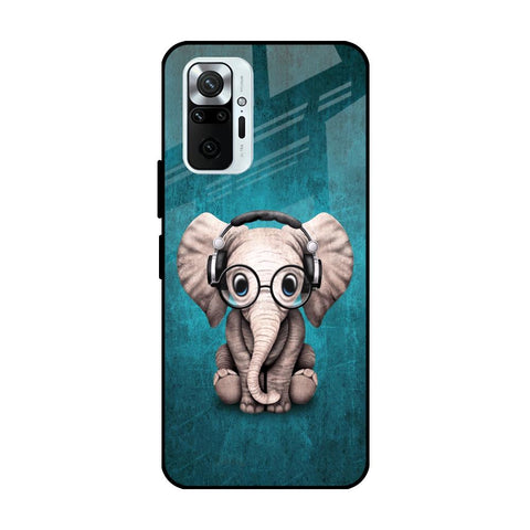 Adorable Baby Elephant Redmi Note 10 Pro Max Glass Cases & Covers Online