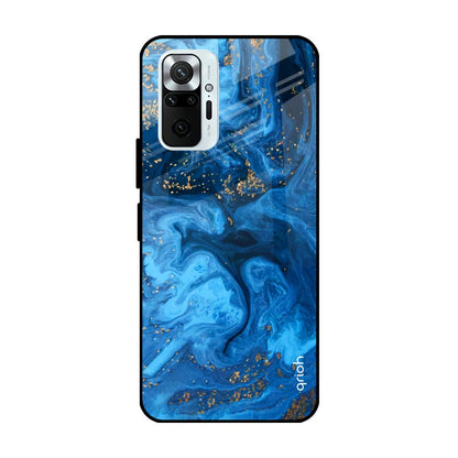 Gold Sprinkle Redmi Note 10 Pro Max Glass Cases & Covers Online