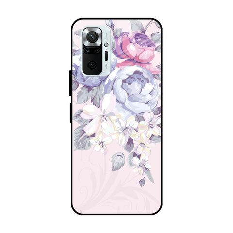 Elegant Floral Redmi Note 10 Pro Max Glass Cases & Covers Online