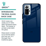 Royal Navy Glass Case for Redmi Note 10 Pro Max