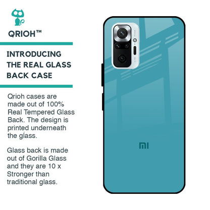 Oceanic Turquiose Glass Case for Redmi Note 10 Pro Max