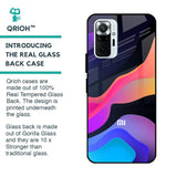 Colorful Fluid Glass Case for Redmi Note 10 Pro Max