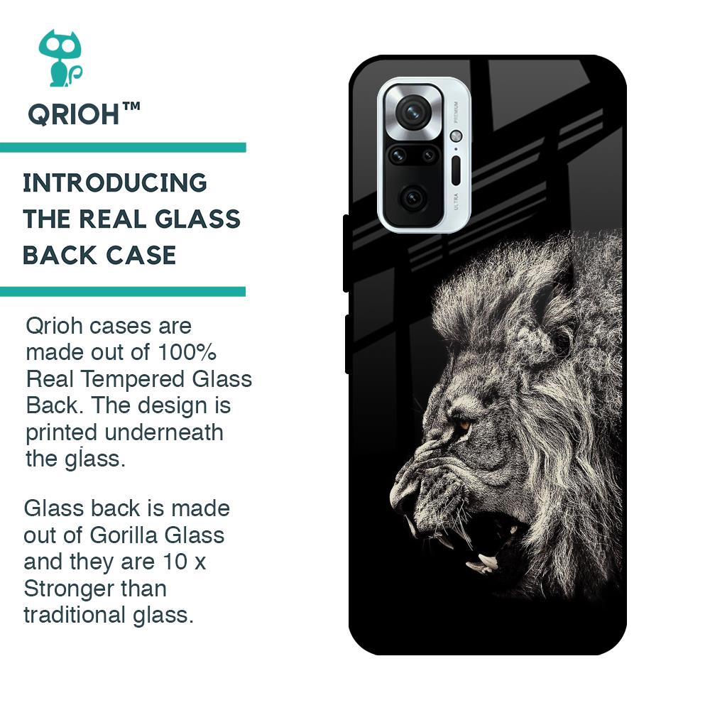 Brave Lion Glass case for Redmi Note 10 Pro Max