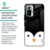 Cute Penguin Glass Case for Redmi Note 10 Pro Max