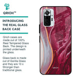 Crimson Ruby Glass Case for Redmi Note 10 Pro Max