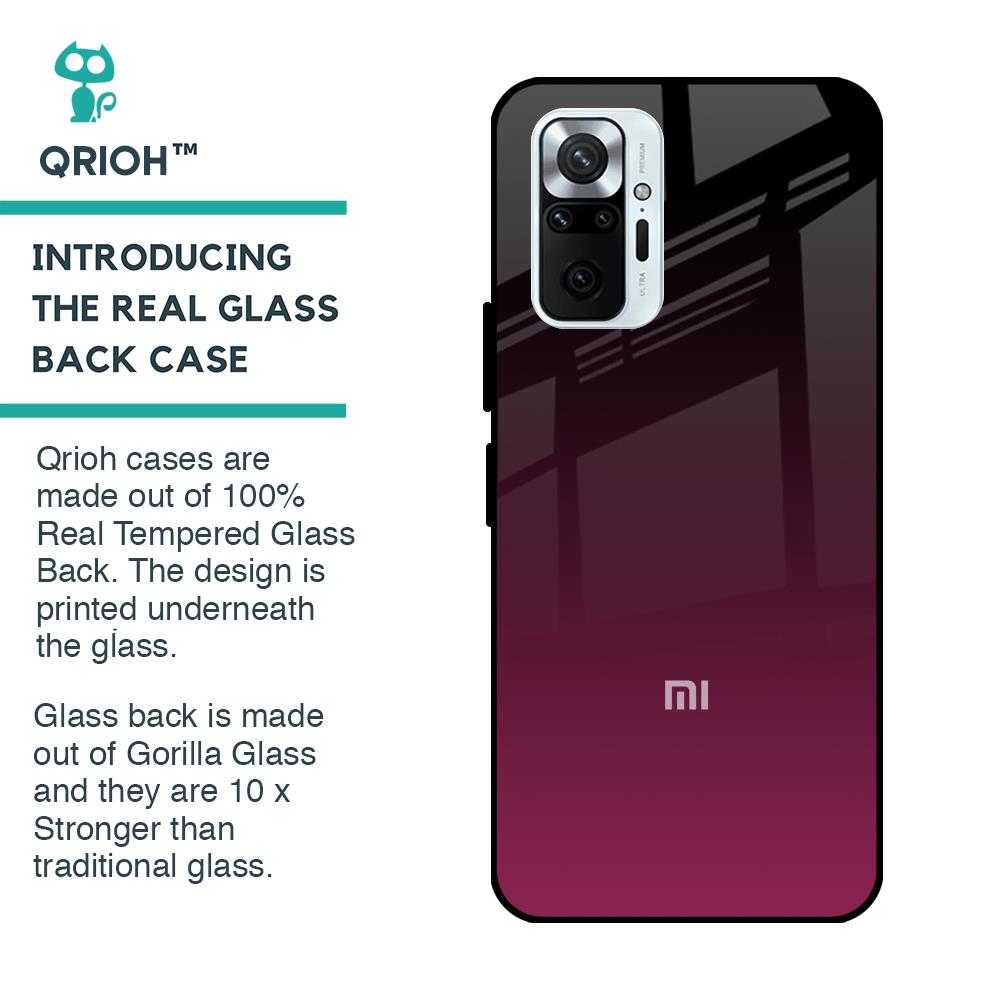 Wisconsin Wine Glass Case For Redmi Note 10 Pro Max