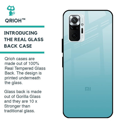 Arctic Blue Glass Case For Redmi Note 10 Pro Max