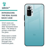 Arctic Blue Glass Case For Redmi Note 10 Pro Max
