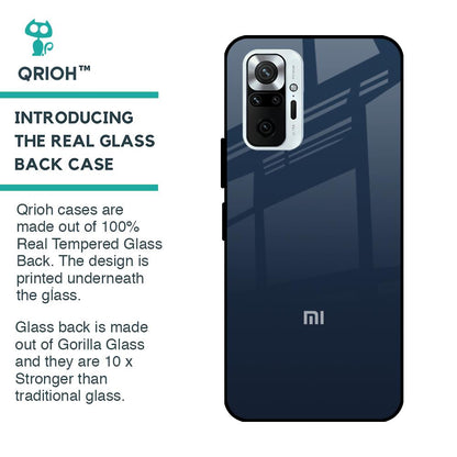 Overshadow Blue Glass Case For Redmi Note 10 Pro Max
