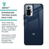 Overshadow Blue Glass Case For Redmi Note 10 Pro Max