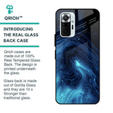 Dazzling Ocean Gradient Glass Case For Redmi Note 10 Pro Max