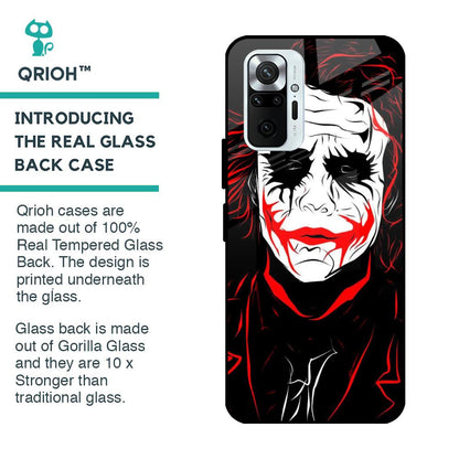 Life In Dark Glass Case For Redmi Note 10 Pro Max