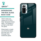 Hunter Green Glass Case For Redmi Note 10 Pro Max