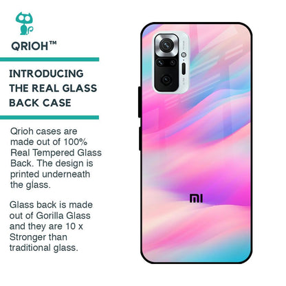 Colorful Waves Glass case for Redmi Note 10 Pro Max