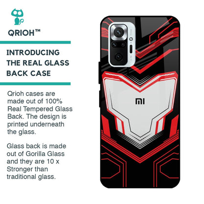 Quantum Suit Glass Case For Redmi Note 10 Pro Max