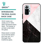 Marble Collage Art Glass Case For Redmi Note 10 Pro Max