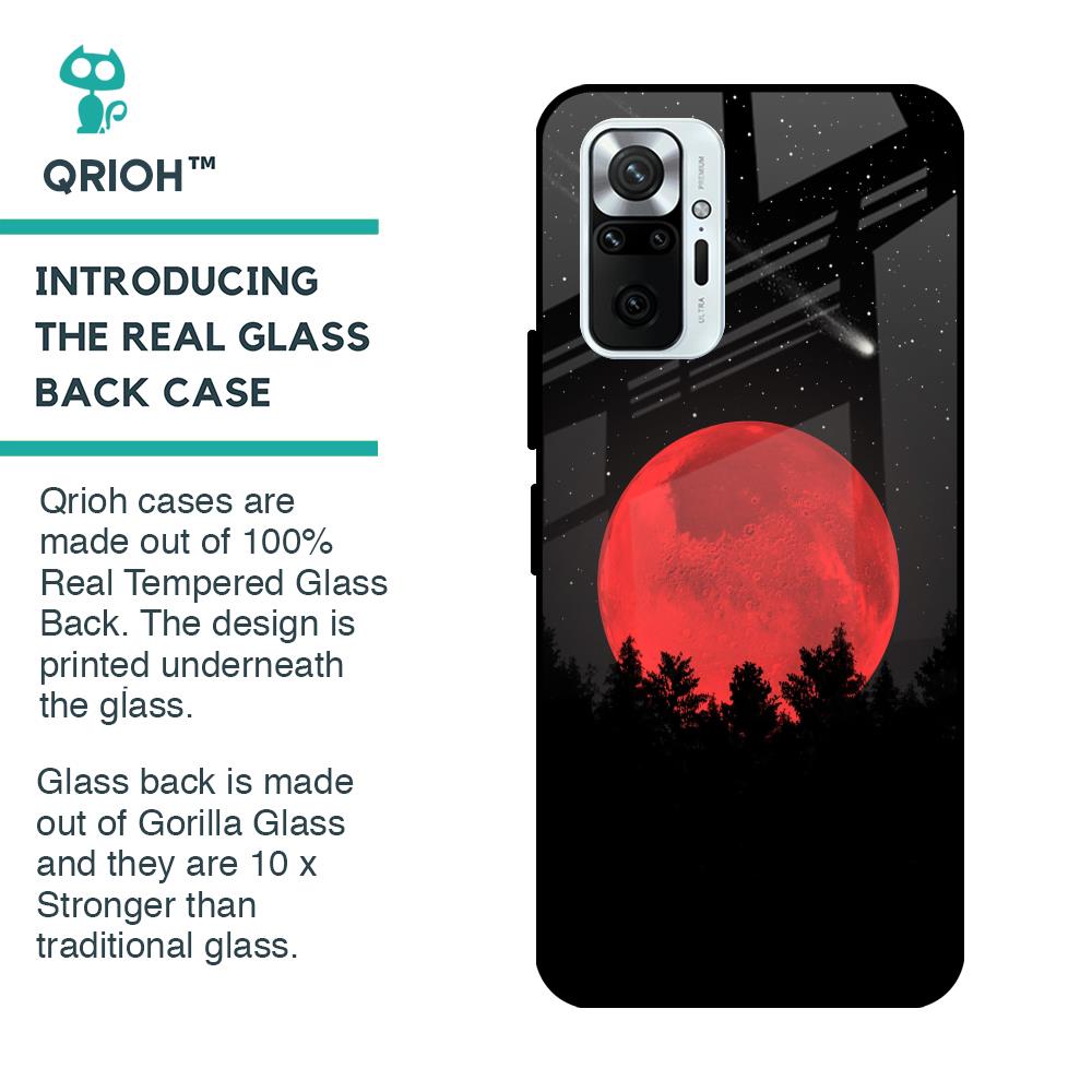 Moonlight Aesthetic Glass Case For Redmi Note 10 Pro Max