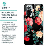Floral Bunch Glass Case For Redmi Note 10 Pro Max