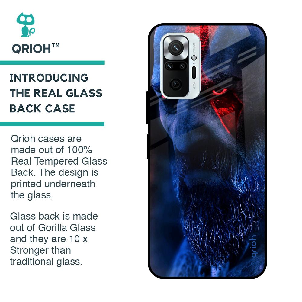 God Of War Glass Case For Redmi Note 10 Pro Max