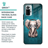Adorable Baby Elephant Glass Case For Redmi Note 10 Pro Max