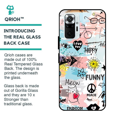 Just For You Glass Case For Redmi Note 10 Pro Max