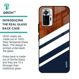 Bold Stripes Glass case for Redmi Note 10 Pro Max