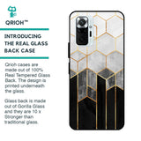 Tricolor Pattern Glass Case for Redmi Note 10 Pro Max