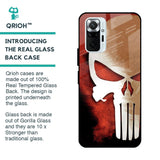 Red Skull Glass Case for Redmi Note 10 Pro Max