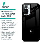 Jet Black Glass Case for Redmi Note 10 Pro Max