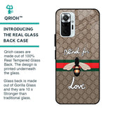 Blind For Love Glass case for Redmi Note 10 Pro Max