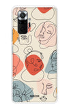 Abstract Faces Redmi Note 10 Pro Max Back Cover
