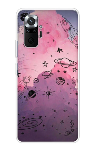 Space Doodles Art Redmi Note 10 Pro Max Back Cover