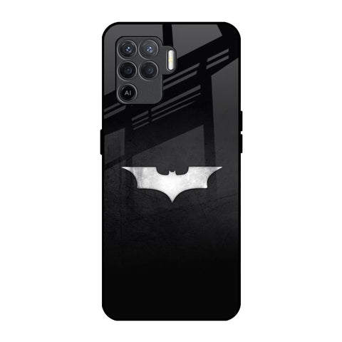 Super Hero Logo Oppo F19 Pro Glass Back Cover Online