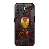 Angry Baby Super Hero Oppo F19 Pro Glass Back Cover Online