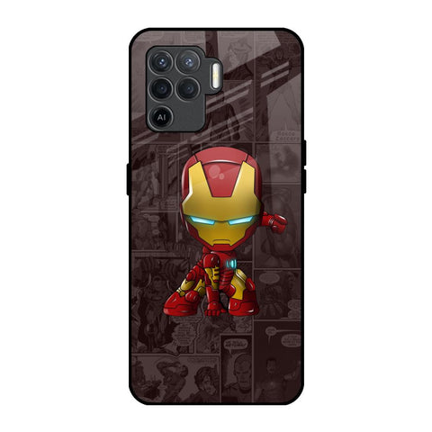 Angry Baby Super Hero Oppo F19 Pro Glass Back Cover Online