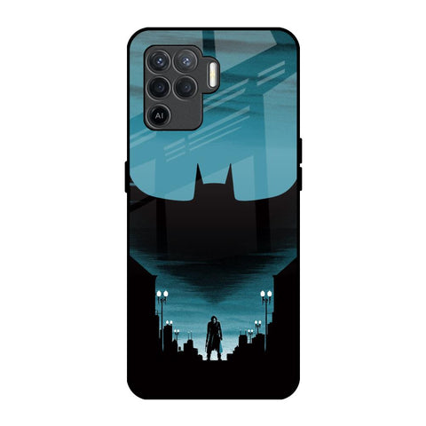 Cyan Bat Oppo F19 Pro Glass Back Cover Online