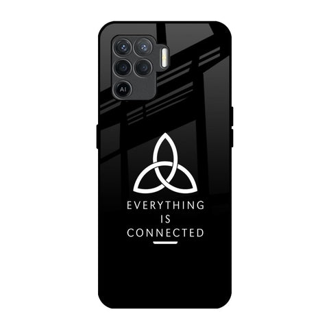 Everything Is Connected Oppo F19 Pro Glass Back Cover Online