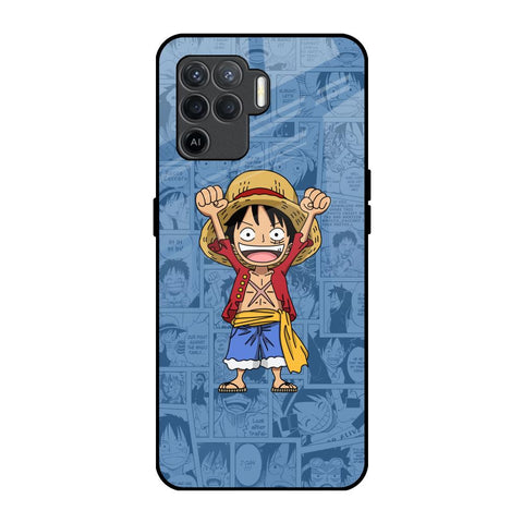 Chubby Anime Oppo F19 Pro Glass Back Cover Online