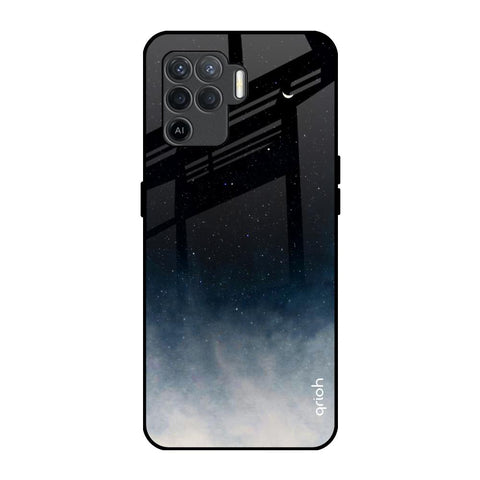 Black Aura Oppo F19 Pro Glass Back Cover Online