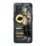 Cool Sanji Oppo F19 Pro Glass Back Cover Online