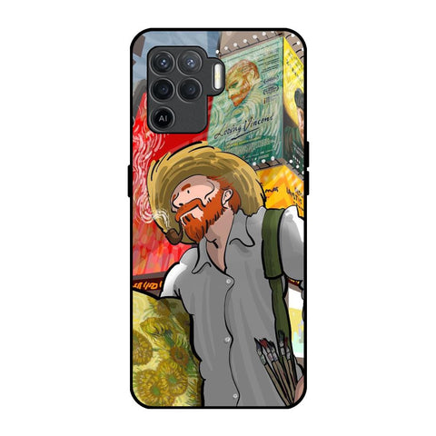 Loving Vincent Oppo F19 Pro Glass Back Cover Online