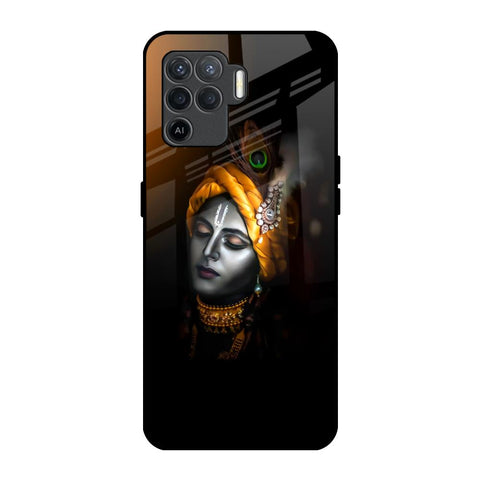 Ombre Krishna Oppo F19 Pro Glass Back Cover Online