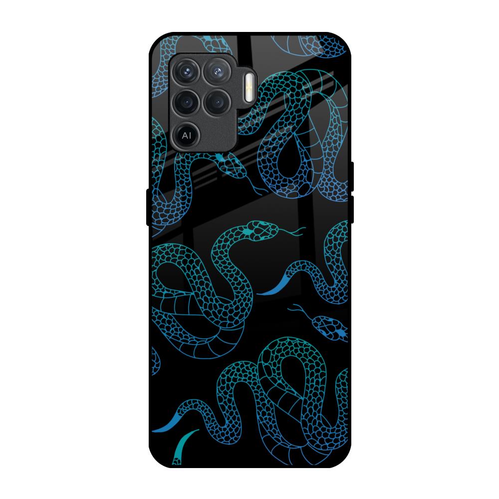 Serpentine Oppo F19 Pro Glass Back Cover Online