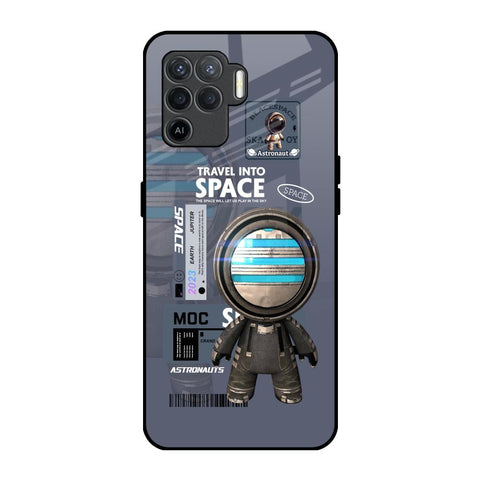 Space Travel Oppo F19 Pro Glass Back Cover Online
