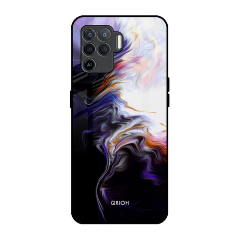 Enigma Smoke Oppo F19 Pro Glass Back Cover Online