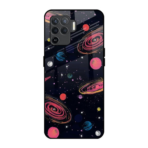 Galaxy In Dream Oppo F19 Pro Glass Back Cover Online