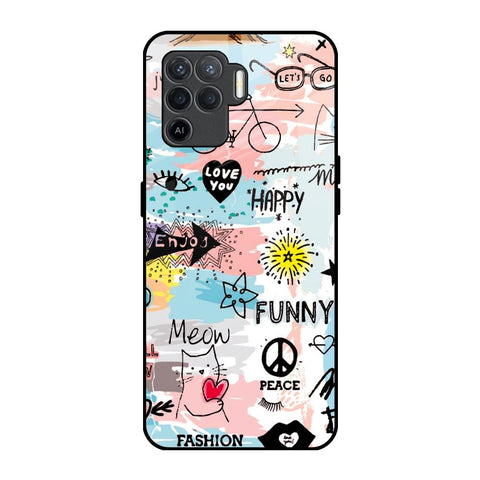 Just For You Oppo F19 Pro Glass Back Cover Online