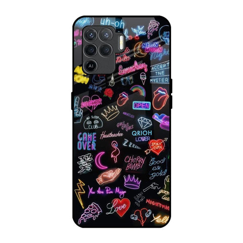 Accept The Mystery Oppo F19 Pro Glass Back Cover Online